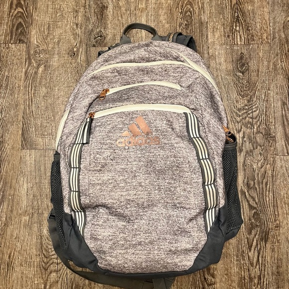 Adidas Excel 6 backpack in the color Jersey grey/Onix grey/ Rose gold. - Picture 5 of 11